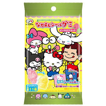 Fujiya Peko-Chan x Sanrio Characters Peach & Muscat Gummy (19G)