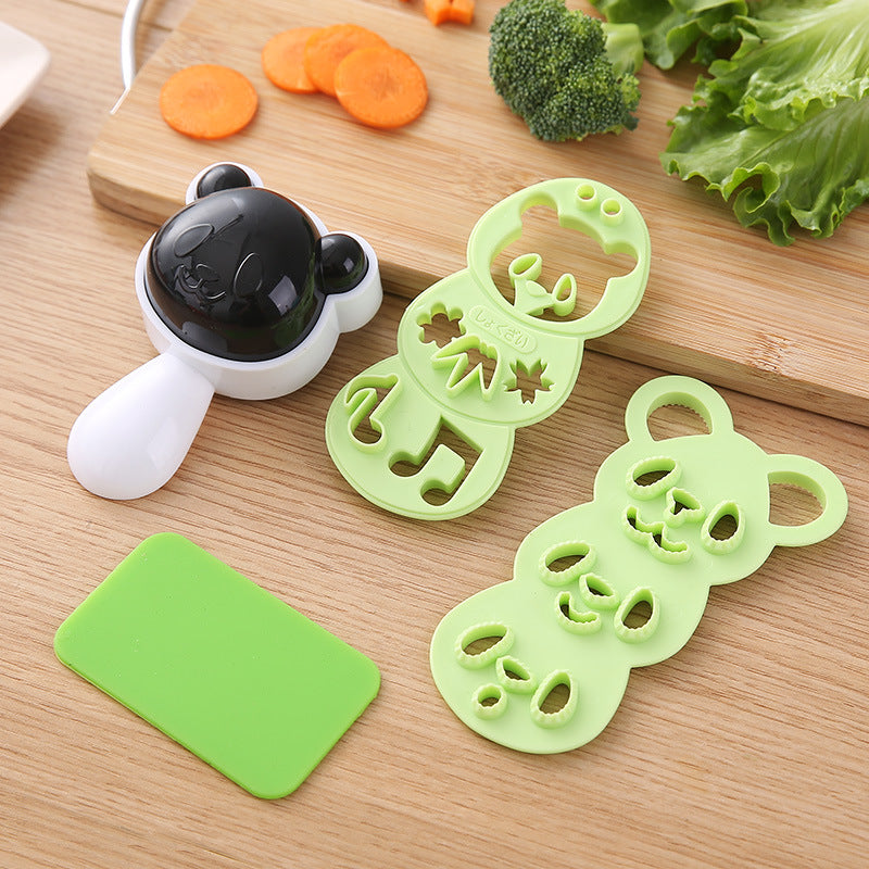Japanese Panda Rice Ball Mold Set