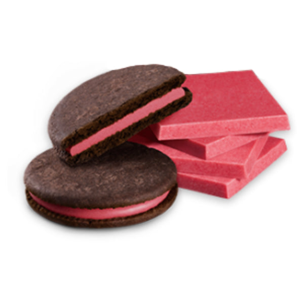 Biscuit sablé au chocolat et aux fraises Meiji Rich
