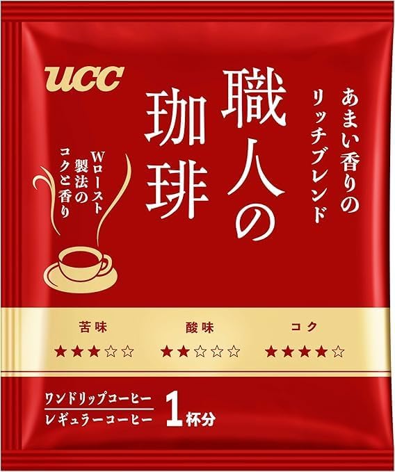 UCC Artisan's Coffee One-Drip Coffee Sweetly Aroma Rich Blend (18 Cups)