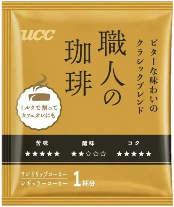 UCC Artisan's Coffee One-Drip Coffee Bitter Classic Blend (18 Cups)