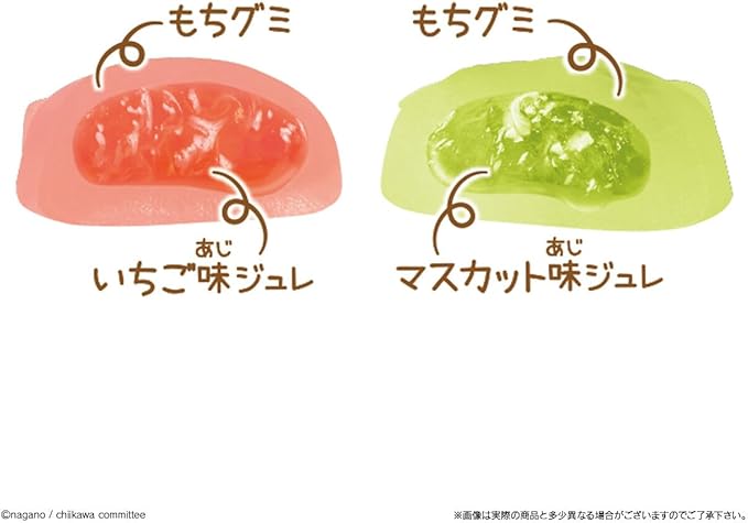 Bandai Chiikawa Omochi Fruit Daifuku Gummy (38G)