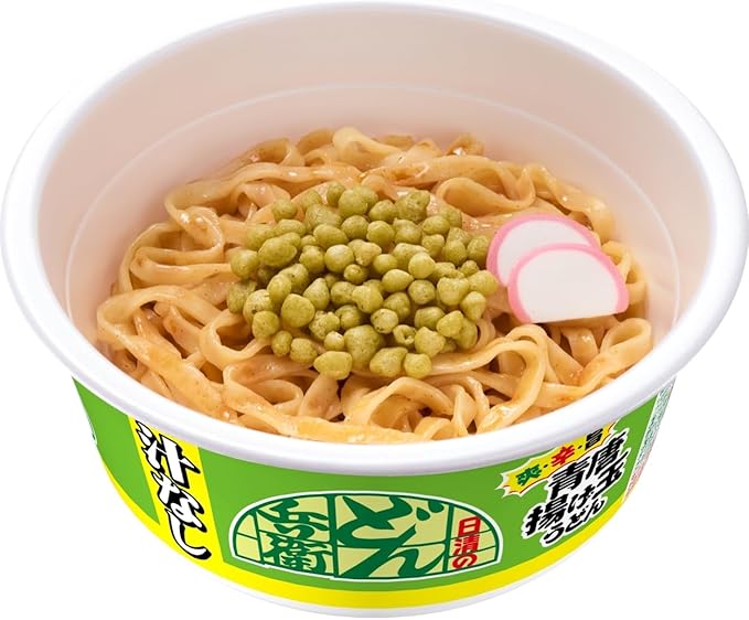 Nissin Donbei Dry Udon with Fried Green Chicken and Egg (93G)