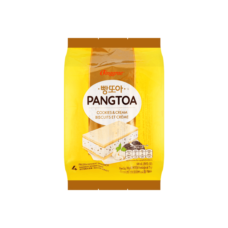 FZN: Binggrae Pangtoa Cookie & Cream Sandwich Ice Cream