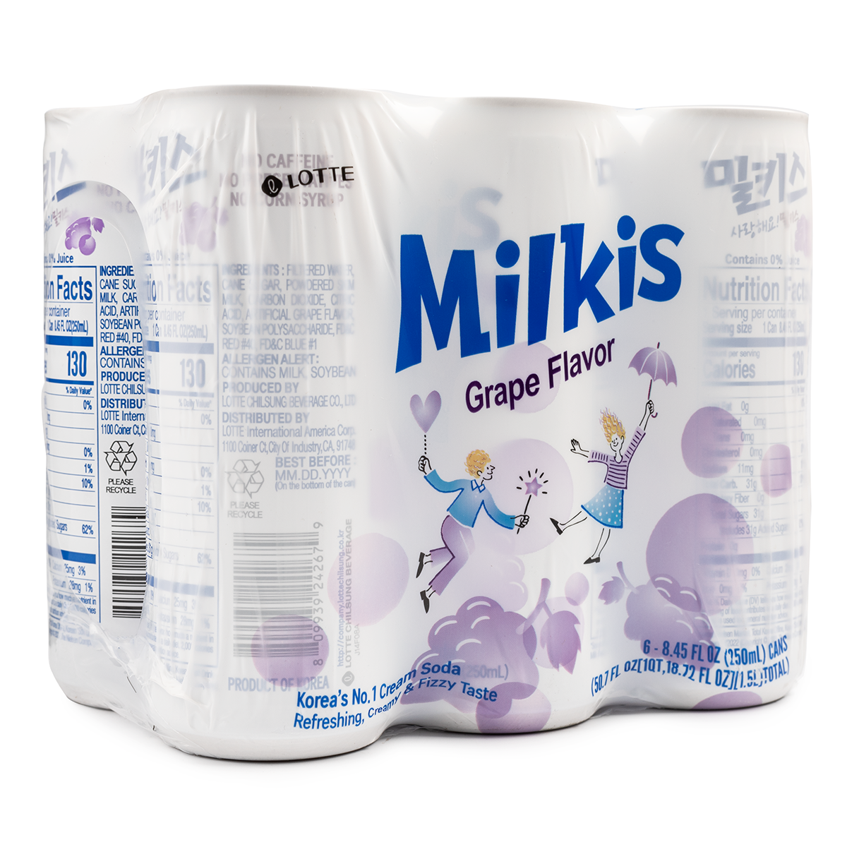 Lotte Milkis Grape
