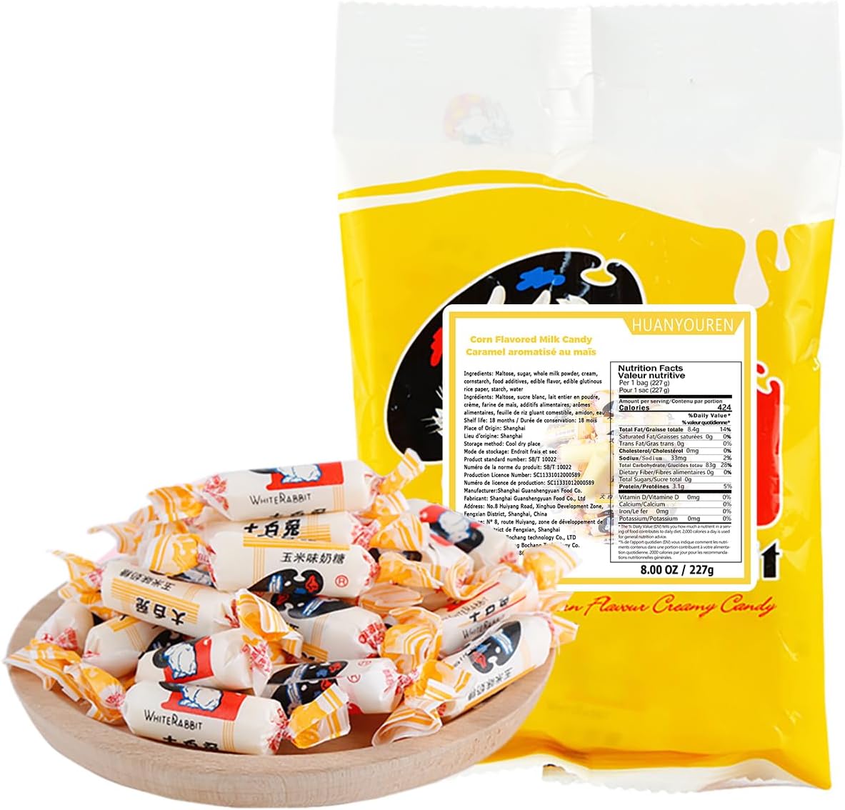 White Rabbit Corn Flavour Creamy Candy