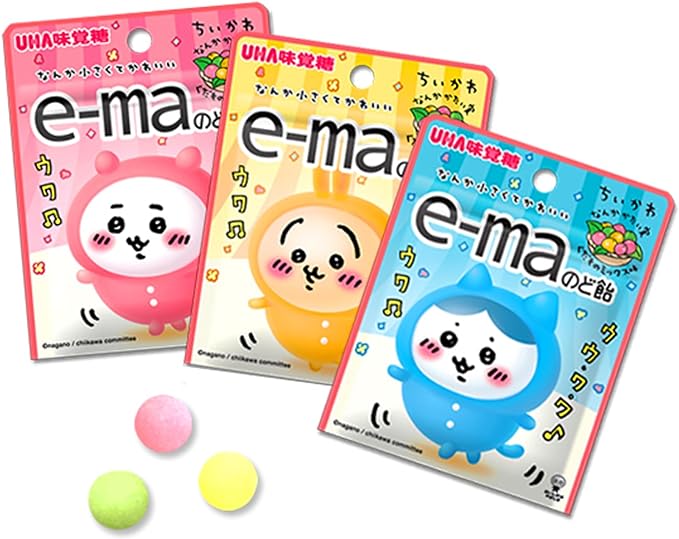 UHA e-ma Chiikawa Mixed Fruit (23G)