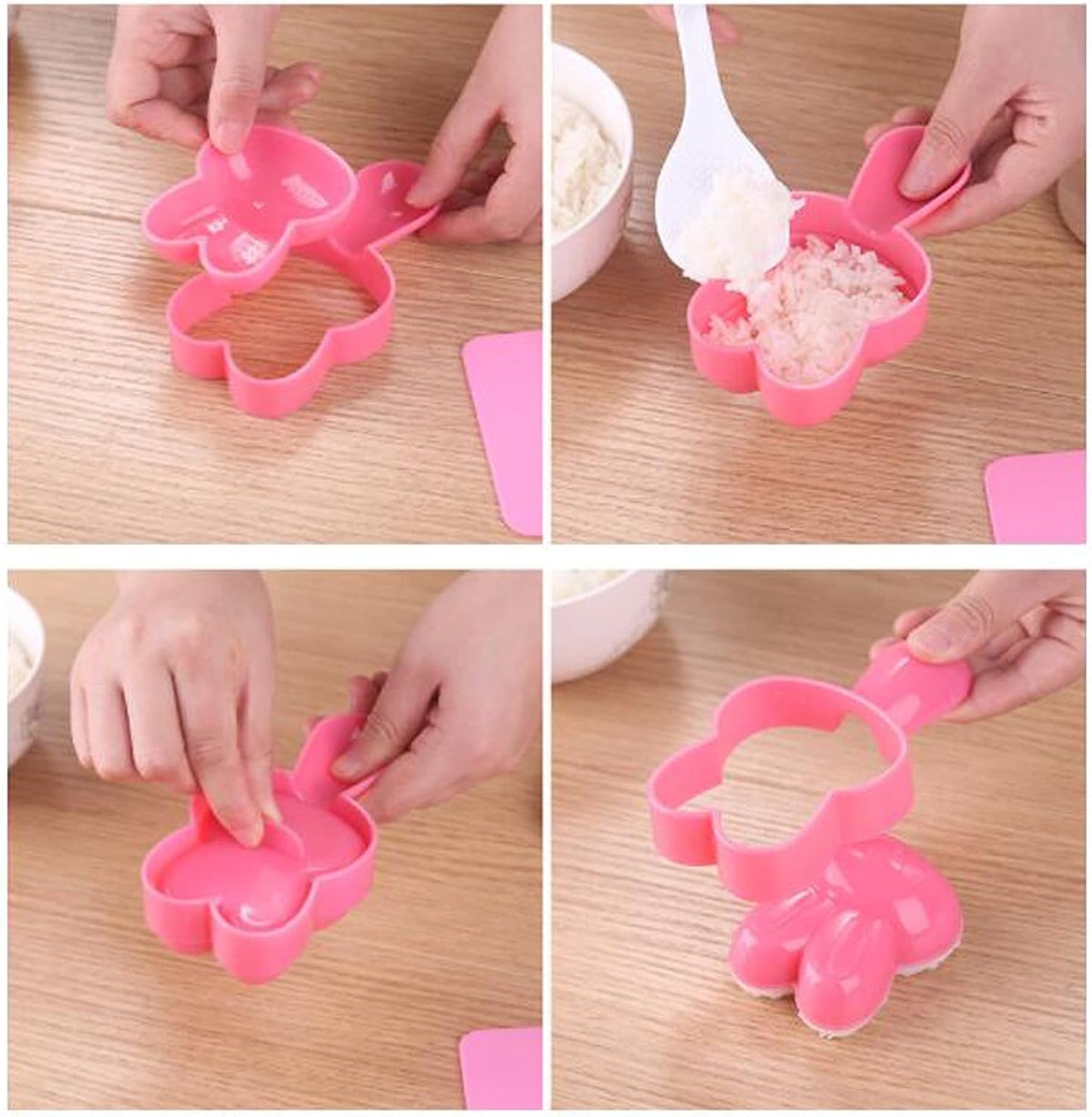 Japanese Mimy Rabbit Rice Ball Mold Set