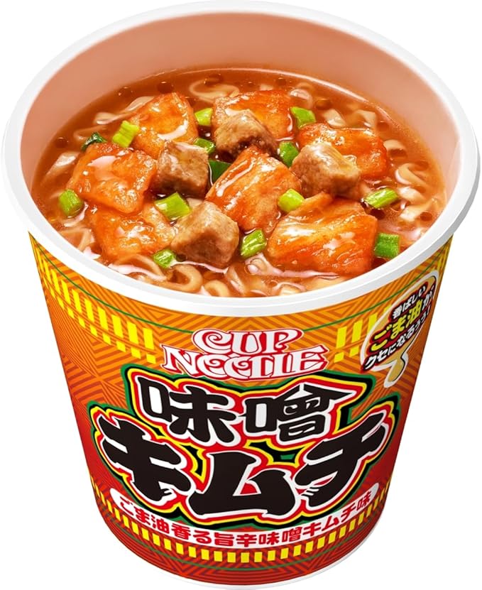 Nissin Big Cup Noodle Miso Kimchi (99G) BBD: 2025.04.23