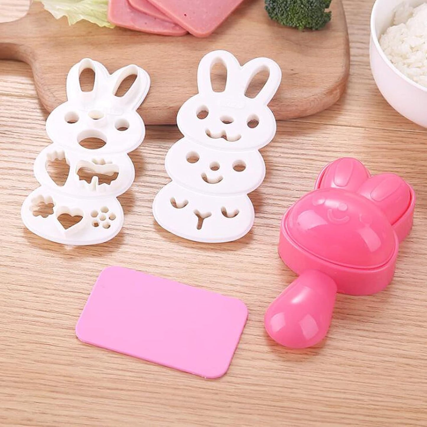 Japanese Mimy Rabbit Rice Ball Mold Set