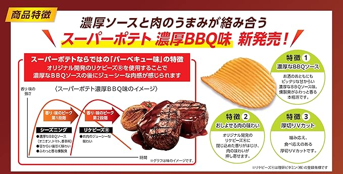 Calbee Super Potato Rich BBQ (56G)