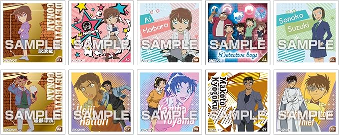 ENSKY Detective Conan Sticker Collection 2