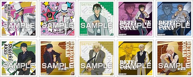 ENSKY Detective Conan Sticker Collection 2