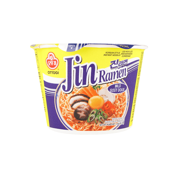 Ottogi Jin Ramen Mild Bowl (110G)