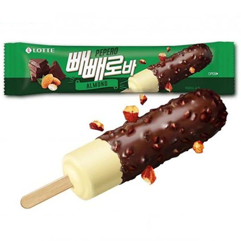 Lotte Pepero Almond Ice Bar