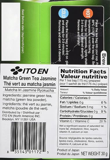 Itoen Matcha Thé Vert Jasmin