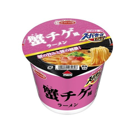 エースコック スーパーカップ カニチゲラーメン(116G) BBD: 2024.08.09