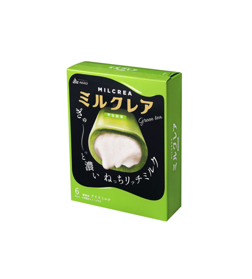 FZN: Akagi Milcrea Uji Matcha Green Tea Ice Cream (6 x 40ML)