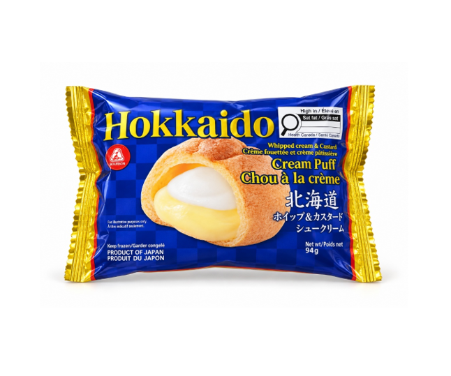 FZN: Andeico Hokkaido Whipped Cream & Custard Cream Puff (94G)