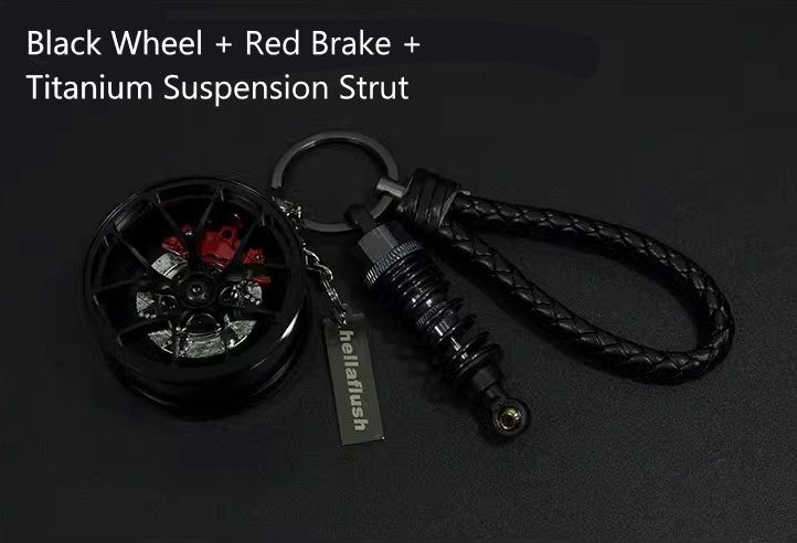 Hellaflush Car Wheel Keychain