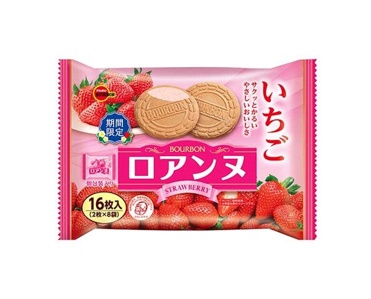 ブルボン ロアンヌ クッキー ストロベリー (113G)