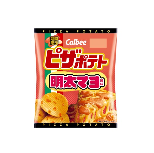 Chips de pommes de terre Calbee Pizza Mentaiko Mayo (57 g)