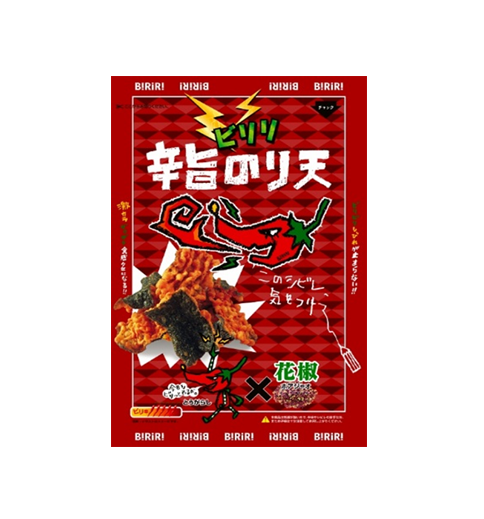 ダイコウ ビリリくん ピリ辛天ぷら海苔スナック (70G)