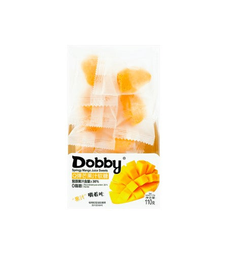 Bonbons gélifiés à la mangue Dobby (100 g) DLUO : 08/07/2025