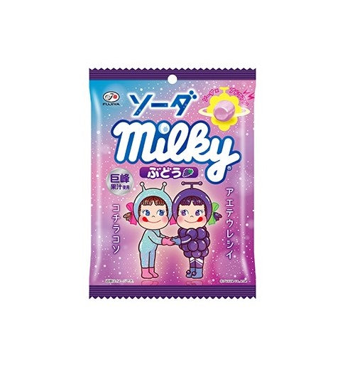 不二家 ミルキーグレープソーダ