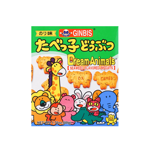 ギンビス アニマル海藻味ビスケット(50G)