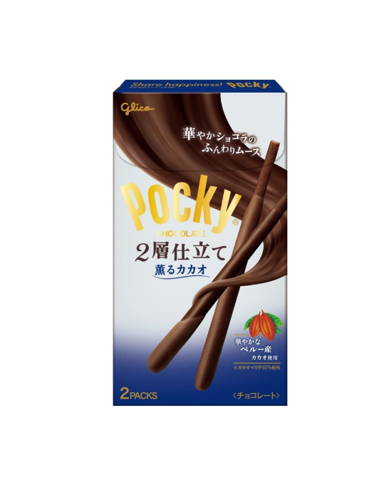 Glico Pocky 2 Layer Fragrant Cocoa (50.2G) [Best Before Date