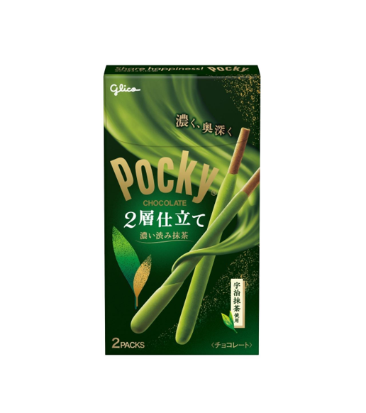 グリコ ポッキー 2層抹茶 (52.2G)