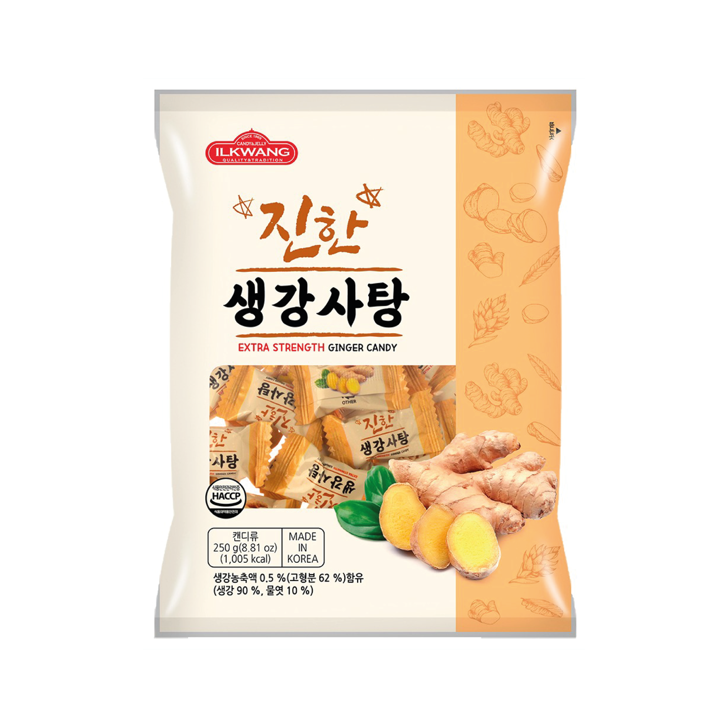 Bonbons extra forts au gingembre ILKWang