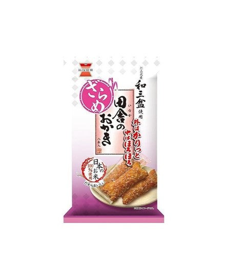Crackers de riz Senbei de la campagne d'Iwatsuka au sucre brun (107 g)