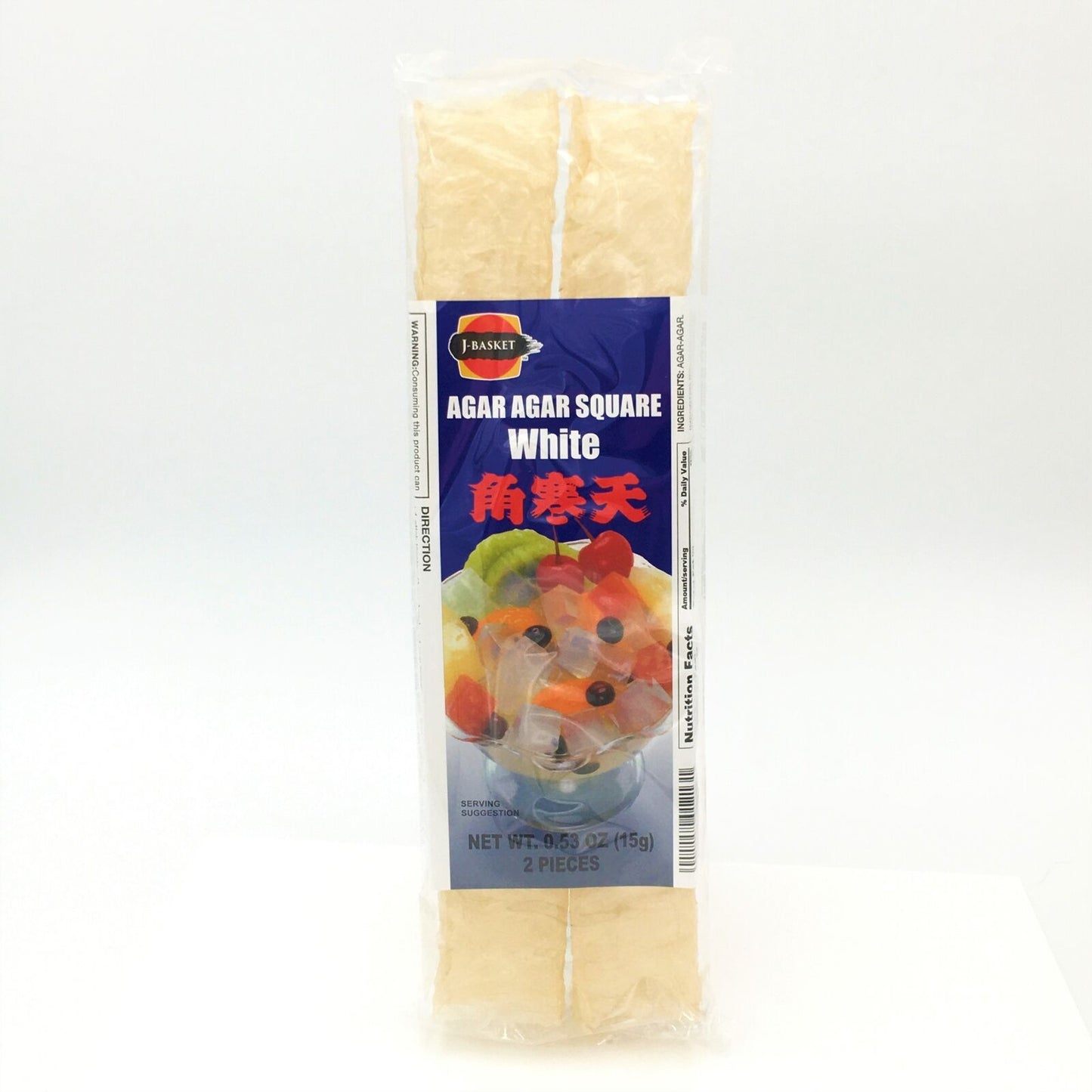 J-バスケット寒天スクエア白(15G)