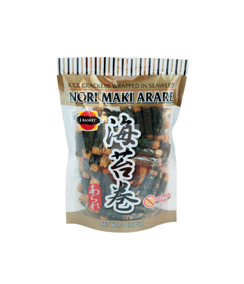 Craquelins de riz J-Basket Nori Maki Arare Senbei (85G)