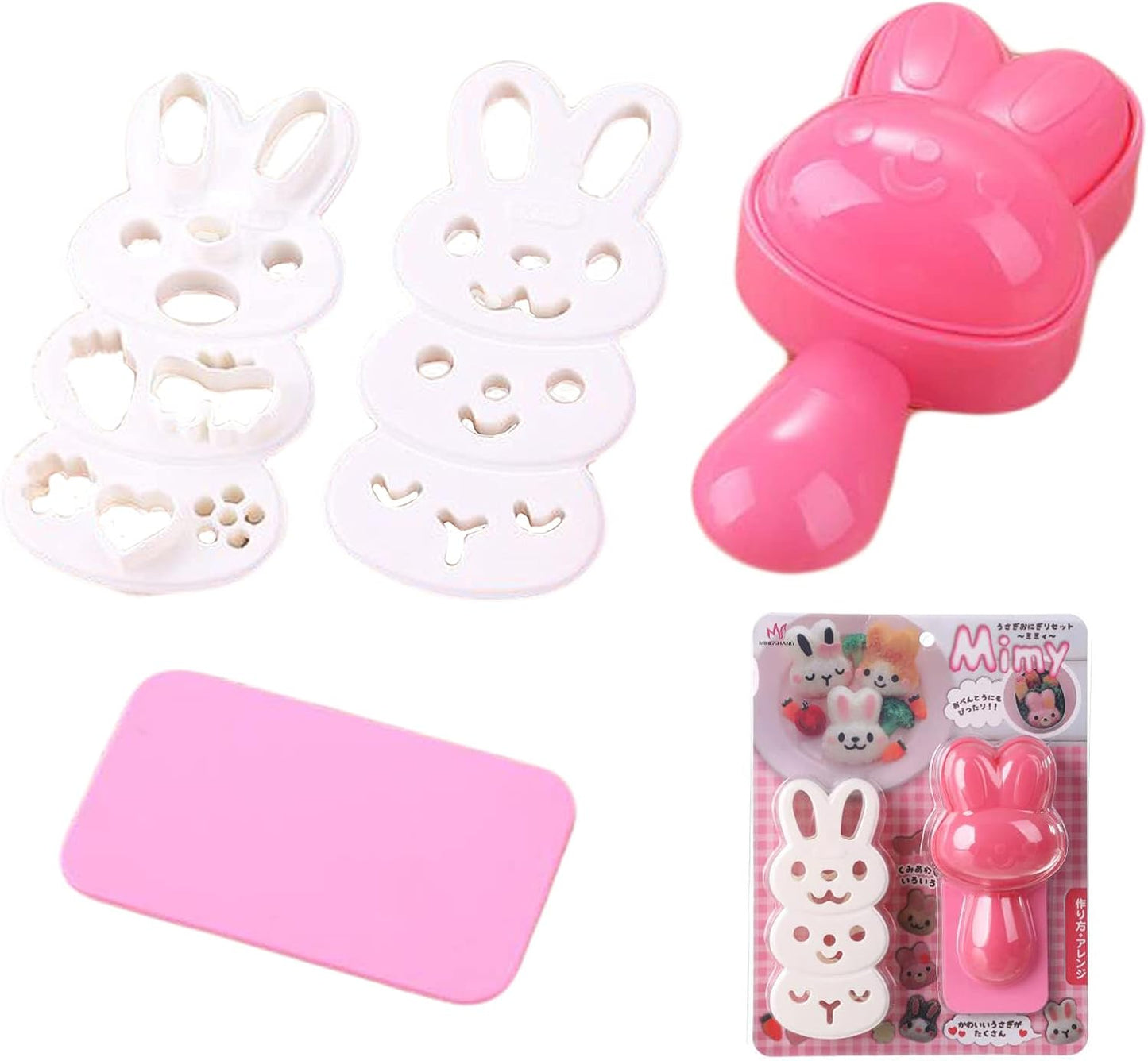 Japanese Mimy Rabbit Rice Ball Mold Set