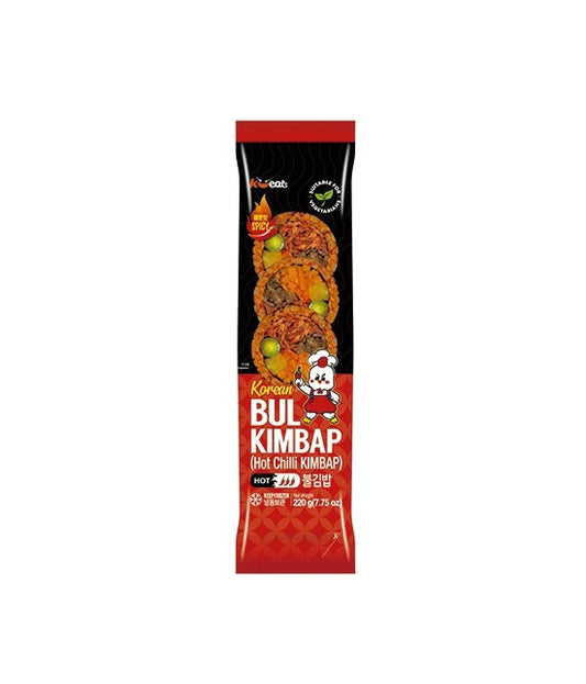 FZN: K-Eats Korean Bul Hot Chilli Kimbap  (220G)