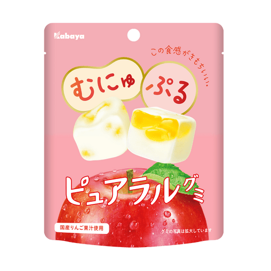 カバヤ ピュアラルアップルグミ (58G)