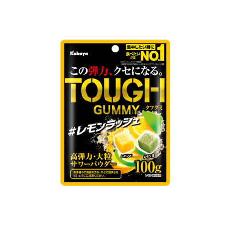 カバヤ タフグミ レモンラッシュ(100G)