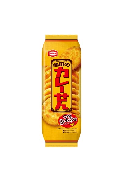 Craquelins de riz Kameda Curry Senbei (158G)