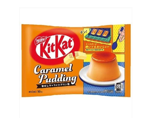 Kit Kat Caramel Pudding