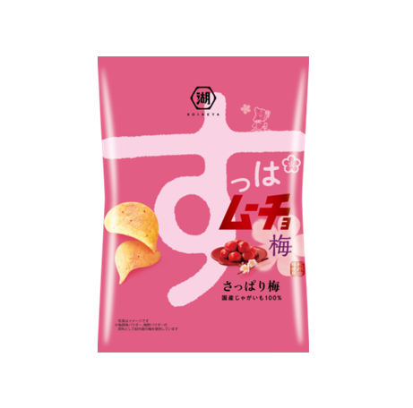Koikeya Suppamucho Chips de pommes de terre saveur prune aigre (55G)