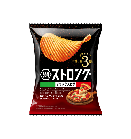 Chips de pommes de terre Koikeya Strong Deluxe Pizza (53 g)
