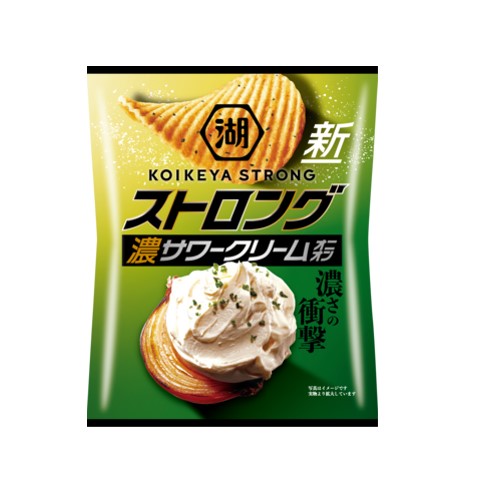 Koikeya Strong Potato Chips Sour Cream Onion (56G)