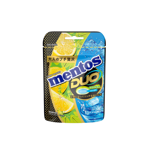 Kracie Mentos Duo Citron Aigre & Soda (45G)