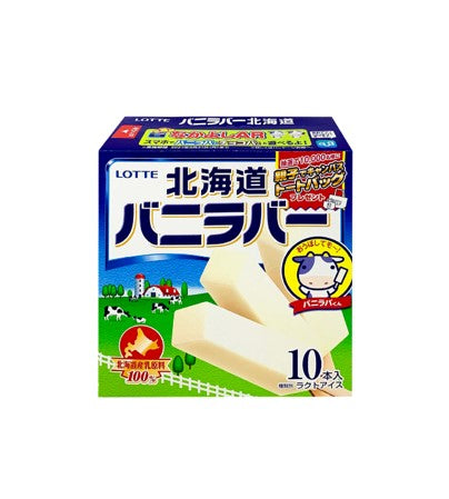 FZN: Lotte Hokkaido Vanilla Milk Ice Bar (10 x 45ML)