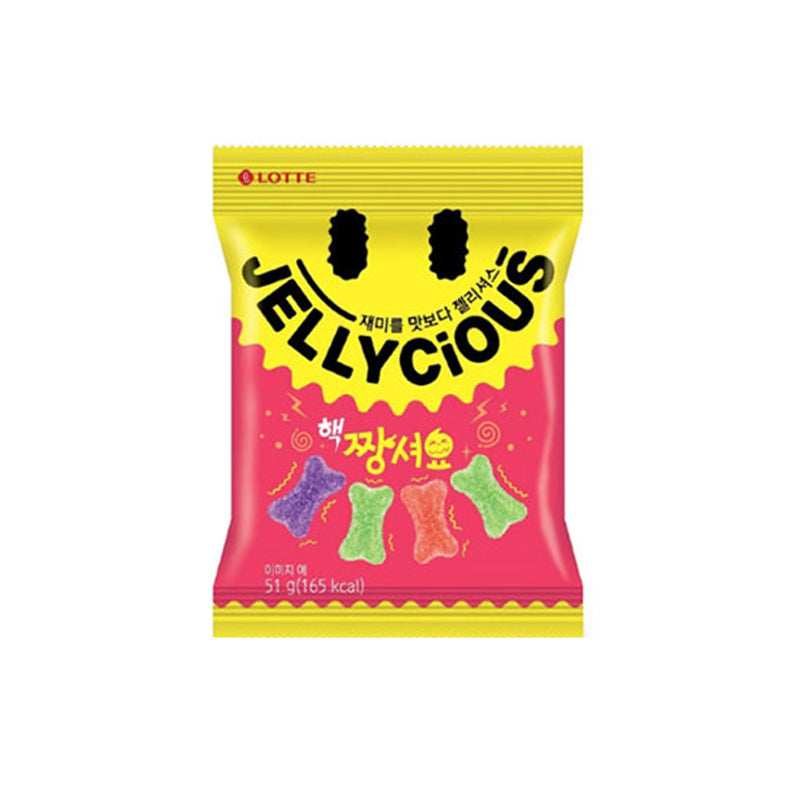 Lotte Jellycious Super Sour (51 g) DLUO : 29/01/2025