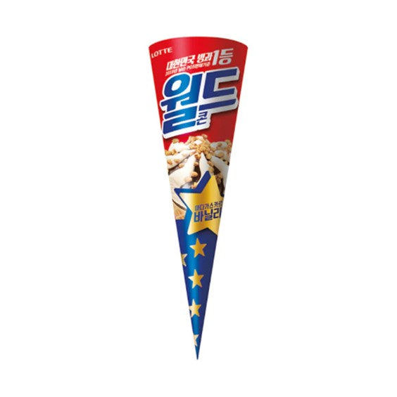 Lotte World Cone Madagascar Vanilla Ice Cream