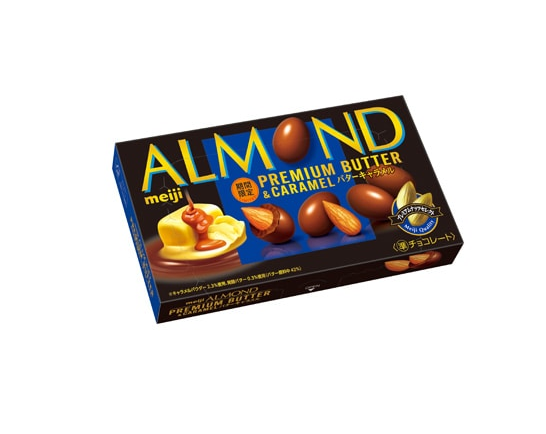 Meiji Almond Chocolate Premium Butter & Caramel (58G)